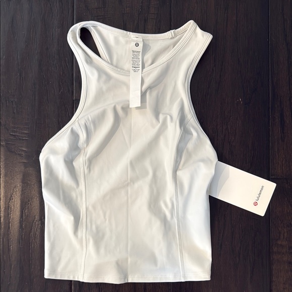 lululemon athletica Sleek White Tank Top - Picture 1 of 3